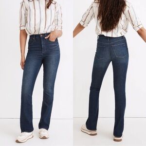 Madewell Tall Skinny Flare Jeans in Linnean Wash - 24T